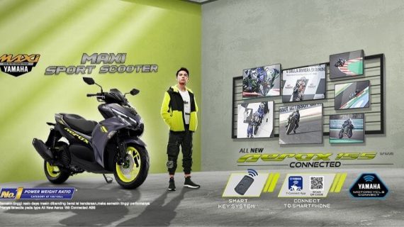 Banner Yamaha Aerox 155 VVA Connected