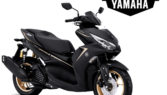 Yamaha Aerox 155 VVA Connected ABS Maxi Signature Black & Gold