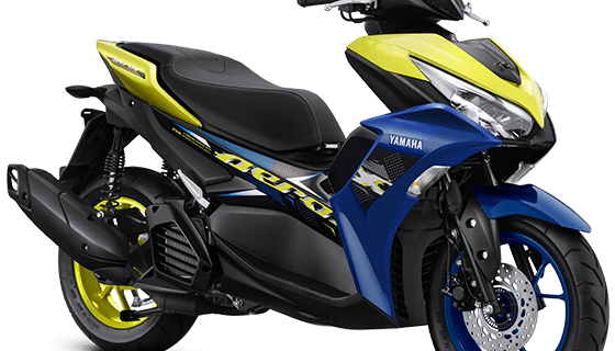 Yamaha Aerox 155 VVA Connected Yellow Blue