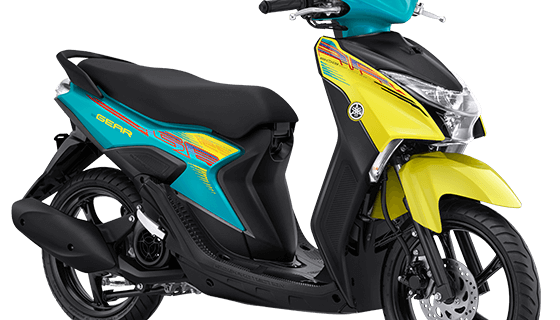 Yamaha Gear 125 Standard Cyan Yellow
