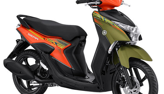Yamaha Gear 125 Standard Orange Green