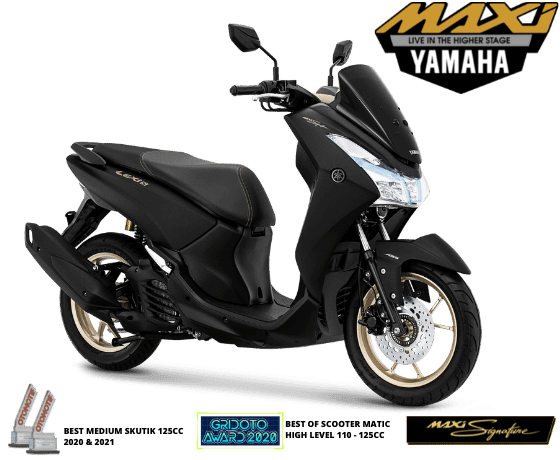 Yamaha Lexi S 125 Matte Black
