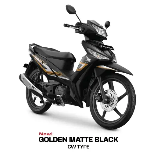 Honda Supra X 125 CW Golden Matte Black