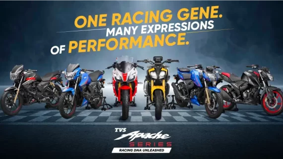 Hero Banner TVS Motorcycle