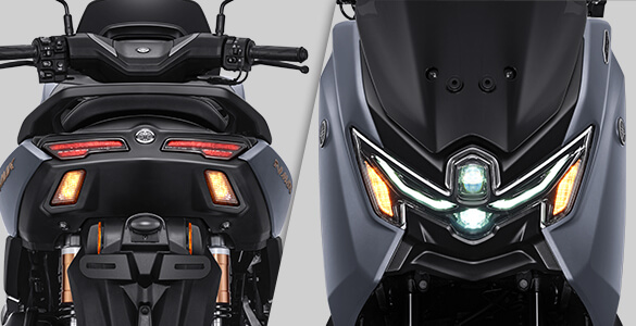 Front & Rear LED Lamp With Dual Projector