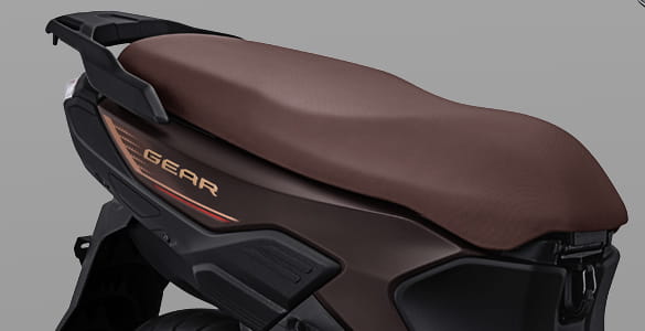 Spacious and Comfortable Seat - GEAR