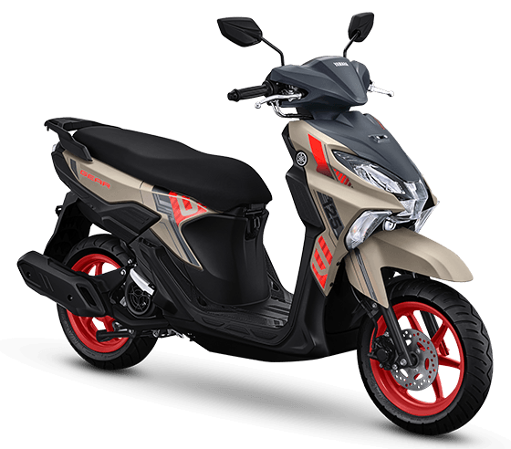 Indonesia Motorcycle Exporter - Yamaha Gear Ultima Hybrid Solid Orange