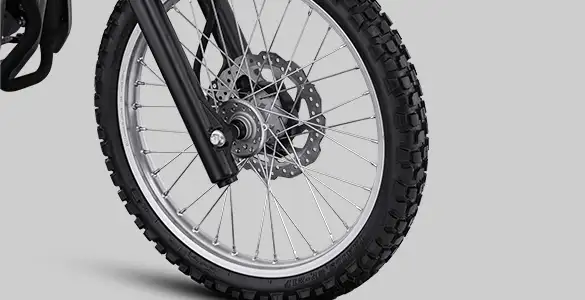 Dual Purpose Tire With Aluminium Rims WR155