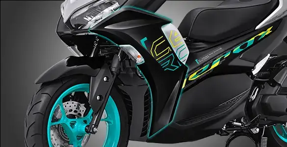 Fully Faired Aerodynamic Look Aerox 155