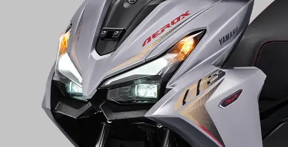 LED Head Light with Double Projector Aerox Alpha