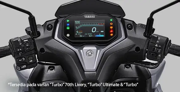 Speedometer TFT Infotainment Display & Super Sport Ambience Aerox Alpha