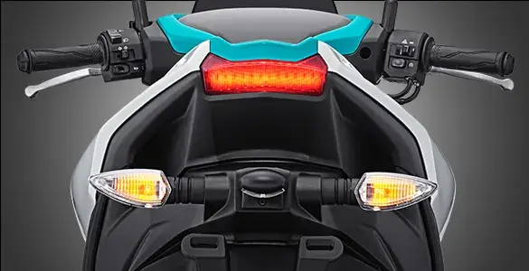 Sporty-Integrated Rear Handle Grip Aerox 155