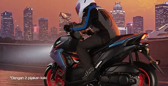 Sporty Riding Position Aerox Alpha